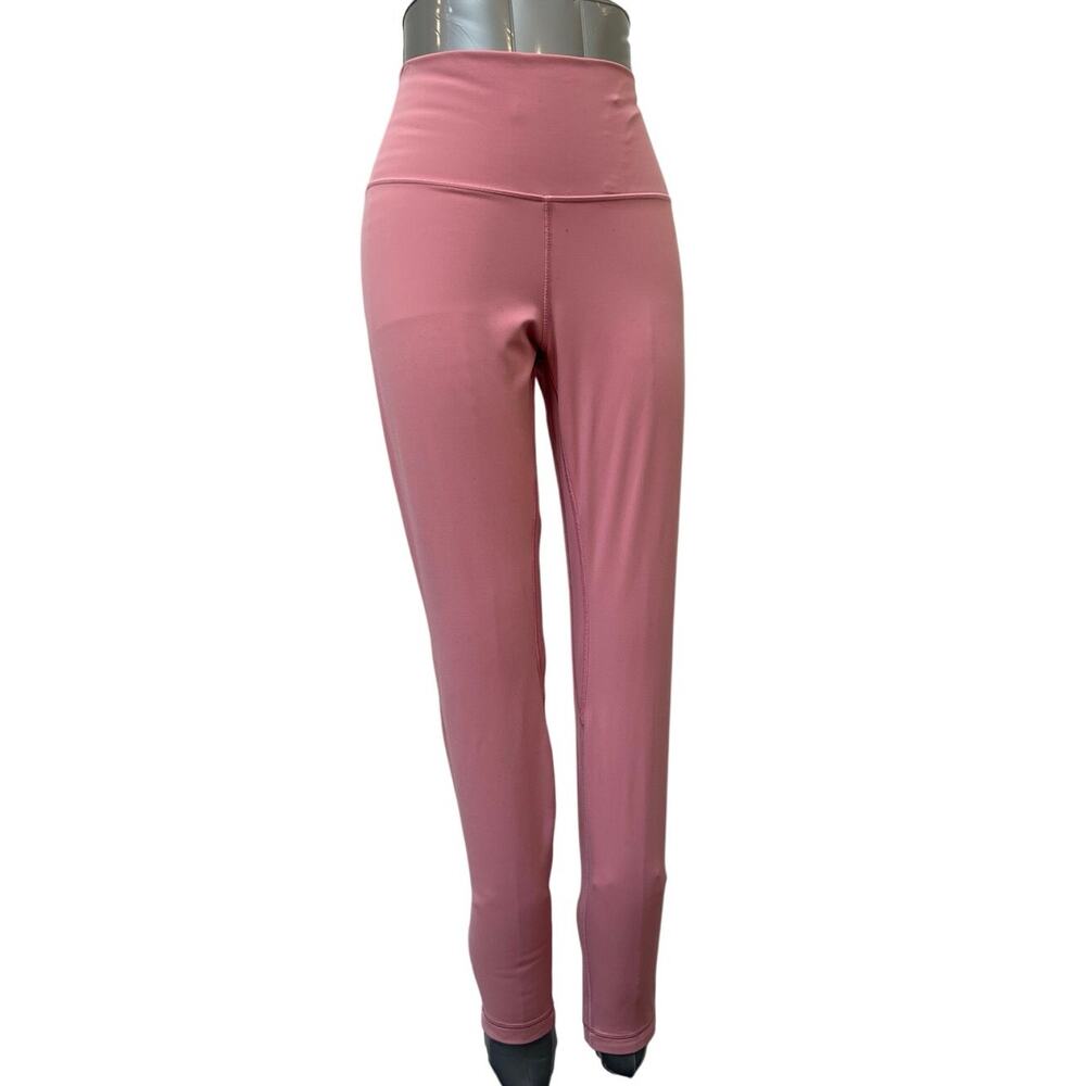Lululemon Align High Rise Leggings Womens 12 Pink Nulu Athletic Yoga Pants